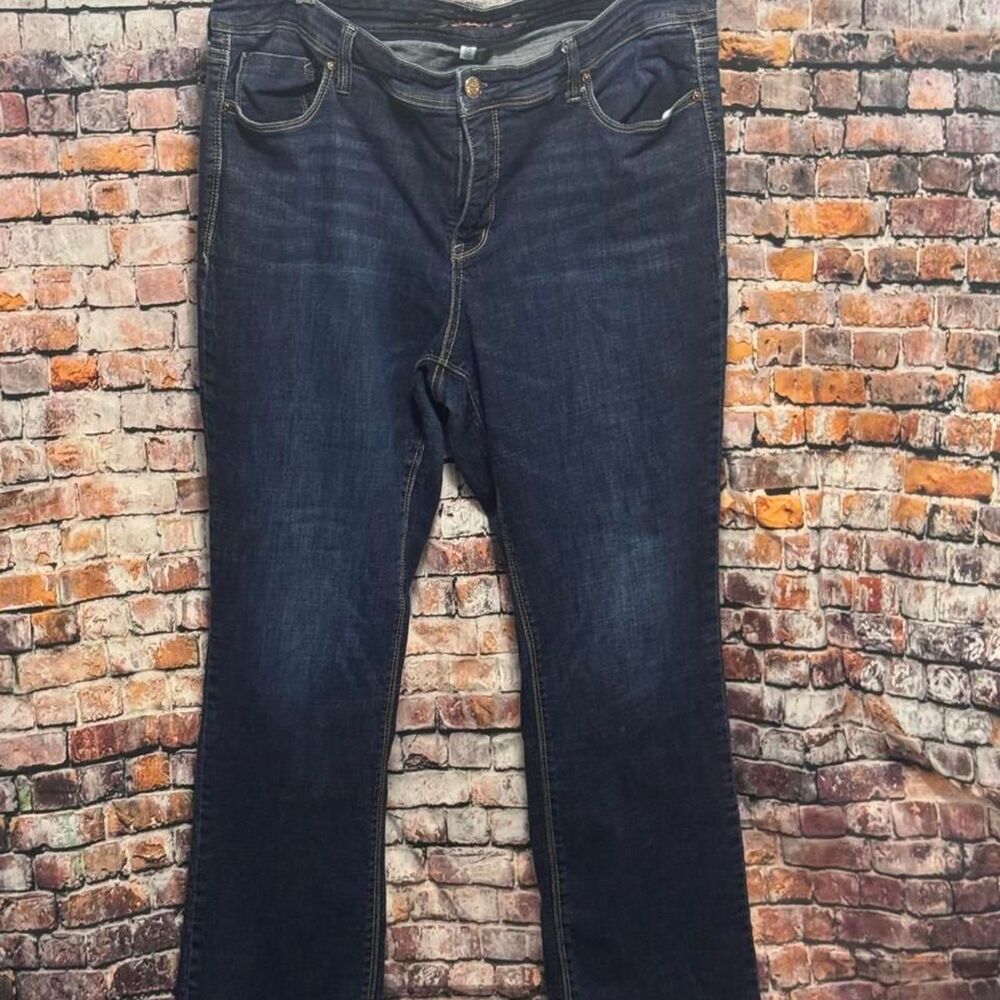 Seven7 Women's Blue and Navy Jeans